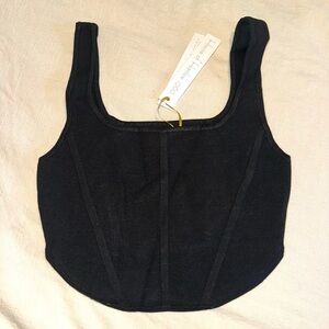 House of Harlow black top size small cropped